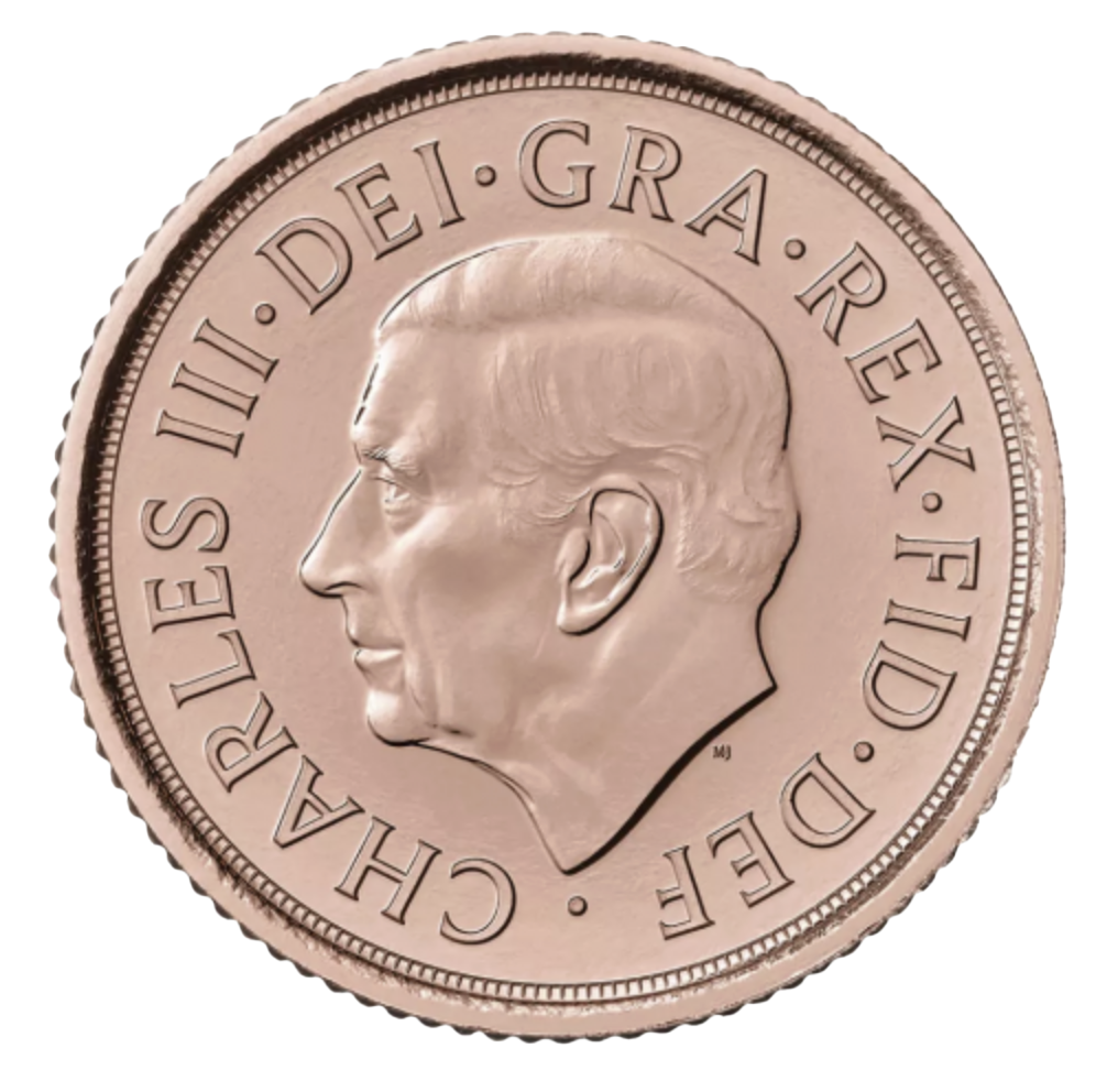 UK Libra (Sovereign) Carlos III 2024 Ouro