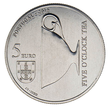 Portugal 5€ D. Catarina de Bragança 2016