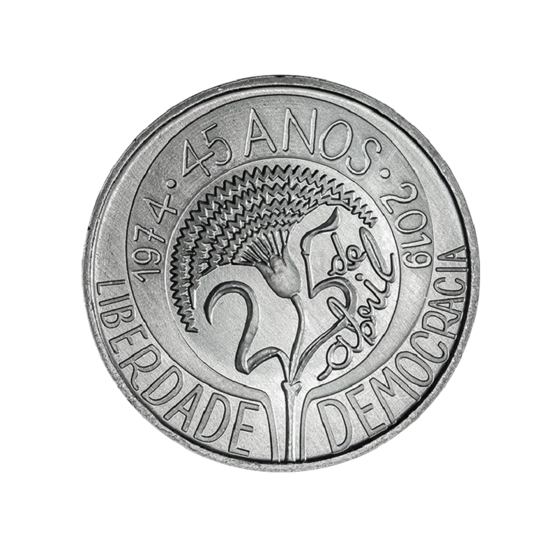 Portugal 5€ 45º Aniv 25 Abril 2019