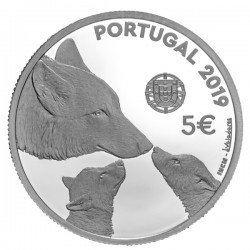 Portugal 5€ Lobo Ibérico 2019