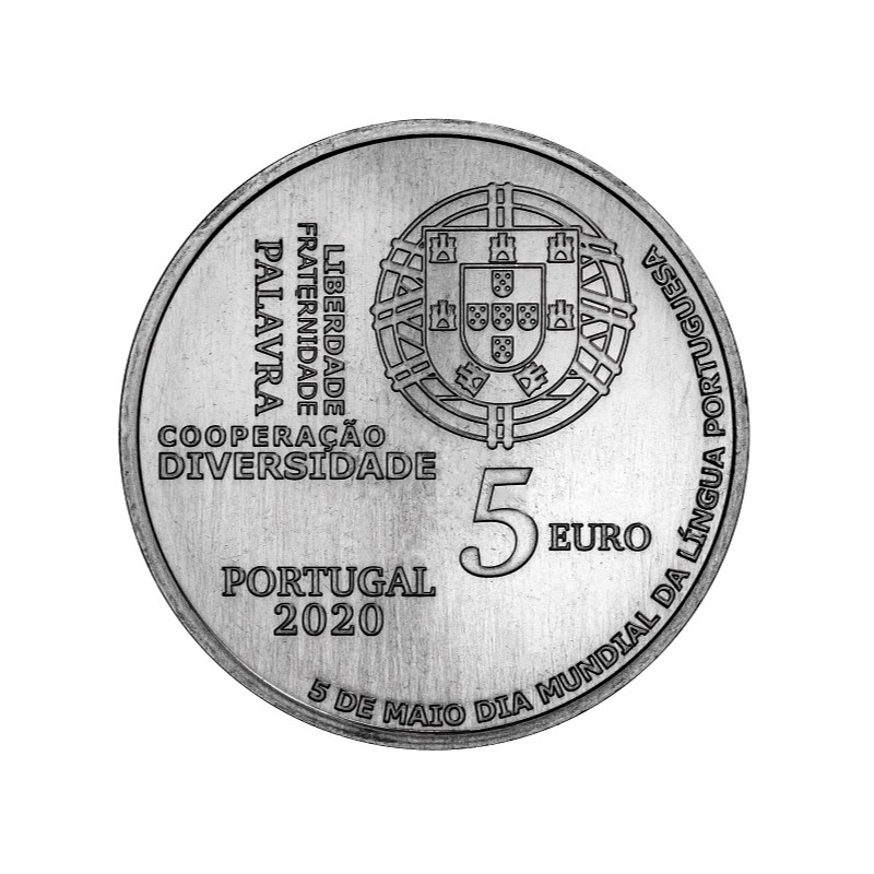 Portugal 5€ Dia Mundial da Língua Portuguesa 2020