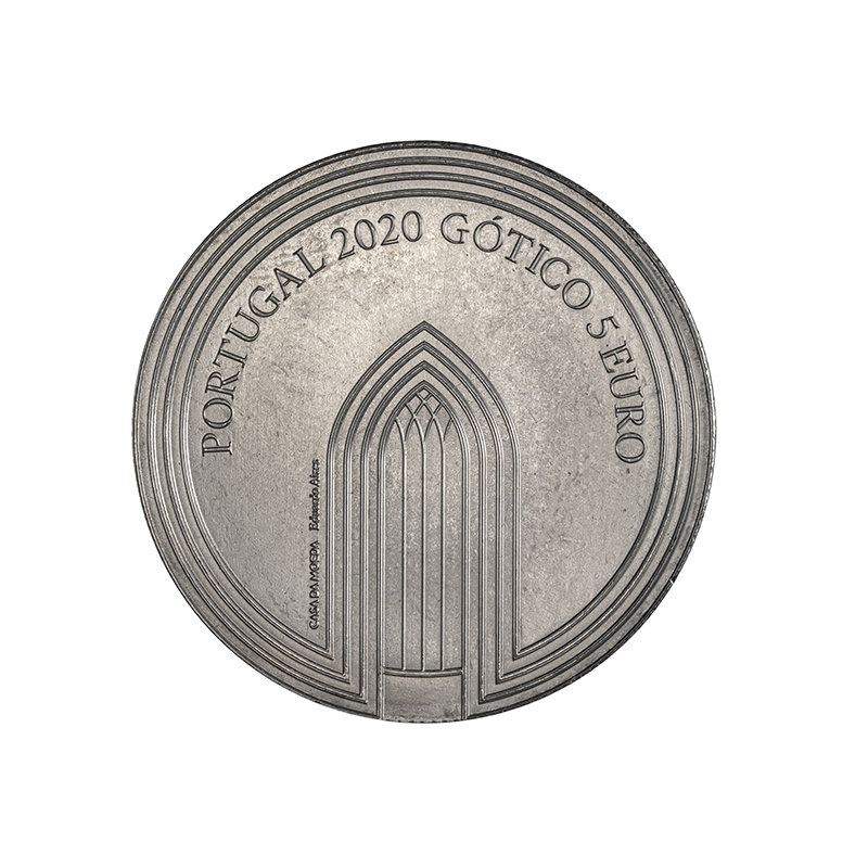Portugal 5€ Gótico 2020