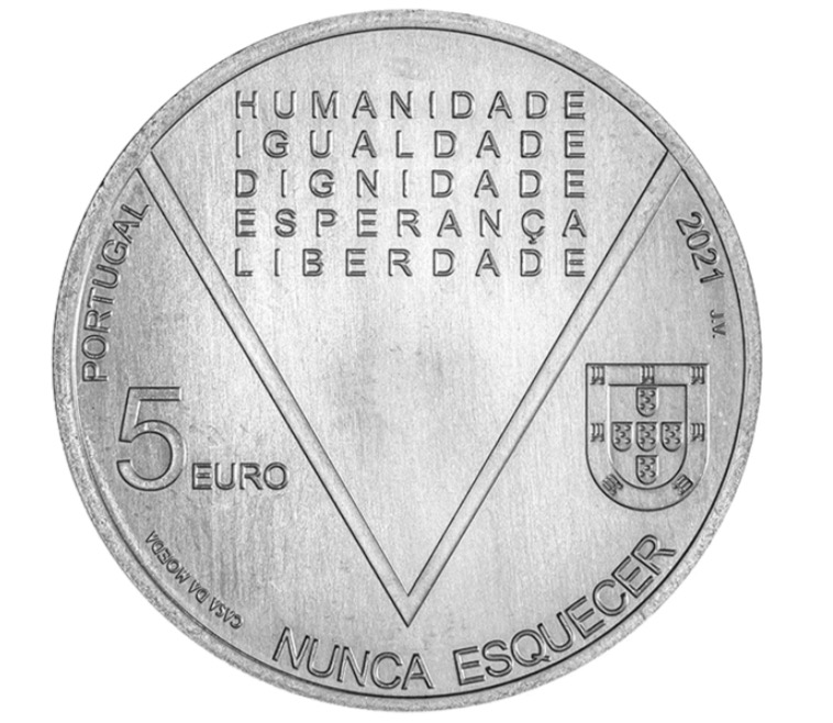 Portugal 5€ Aristides Sousa Mendes 2021