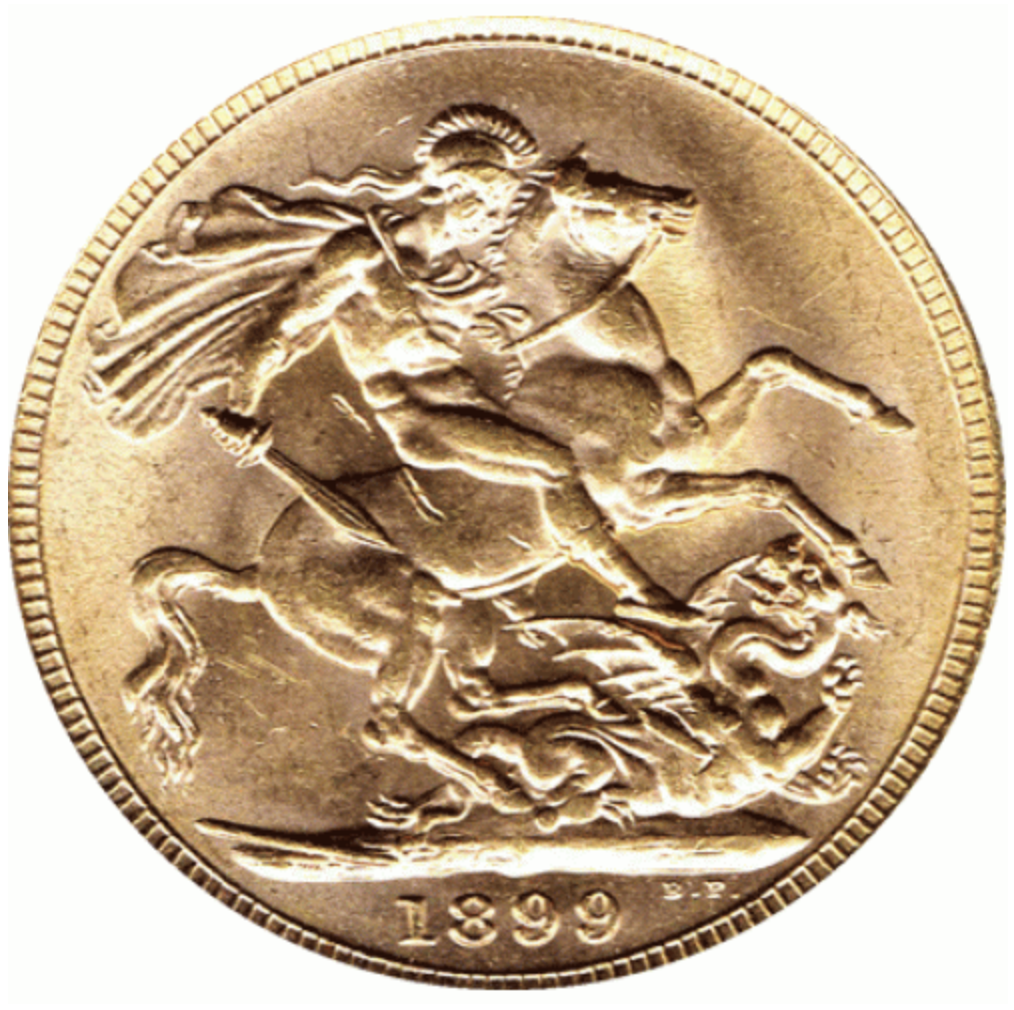 UK  1/2 Libra (Sovereign) Vitoria Viuva Ouro