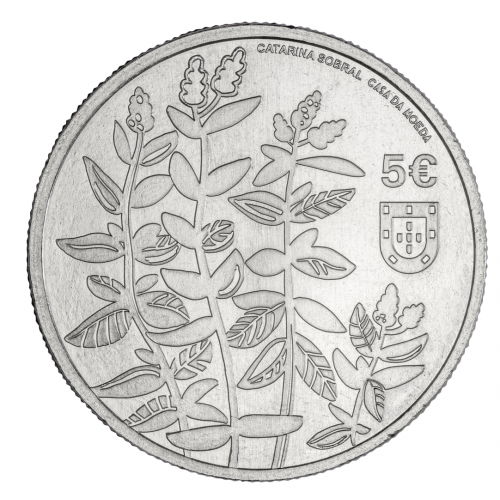 Portugal 5€ Hortelã Brava de Folha Longa 2023 