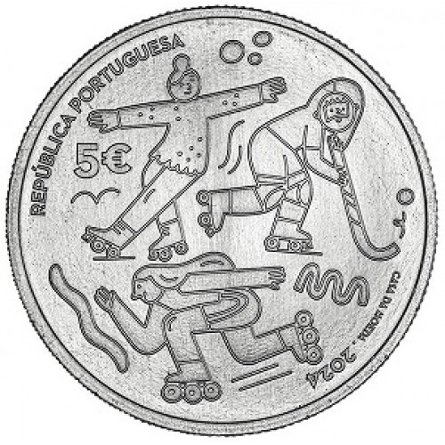 Portugal 5€ Patinagem 2024
