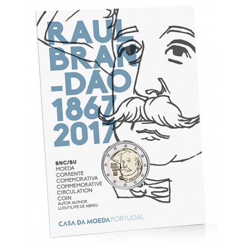 Portugal 2€ Raul Brandão 2017 BNC