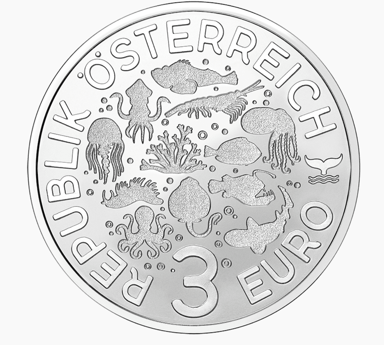 Áustria 3€ Lula Luminosa 2025