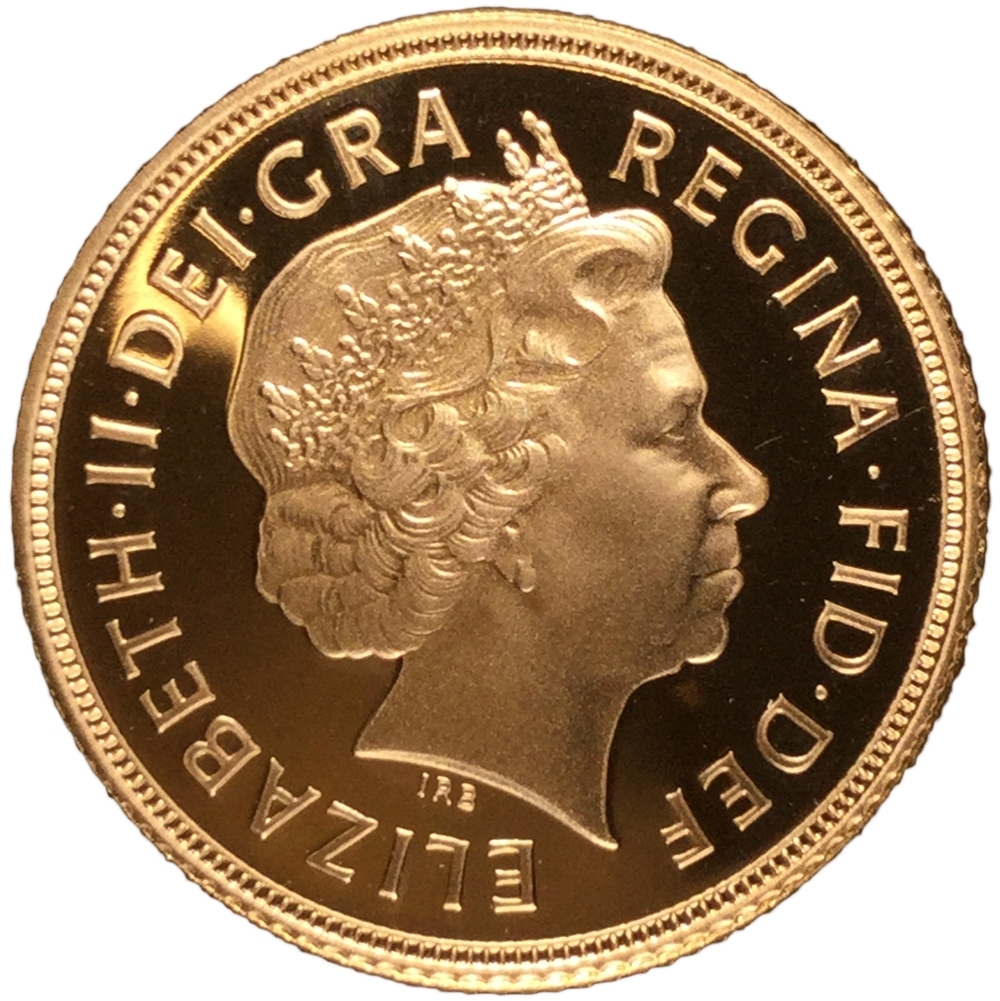 UK 1/2 Libra Elisabeth II 2000 Ouro