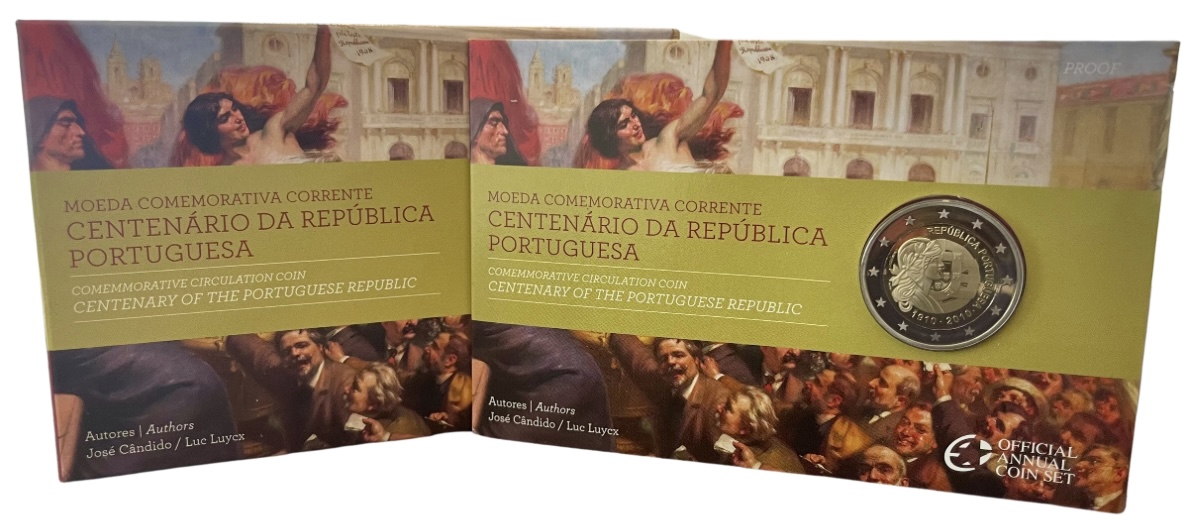 Portugal 2€ Centenário da República 2010 Proof