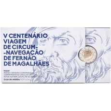 Portugal 2€ Viagem de Circum-Navegação de Fernão de Magalhães 2019 Proof