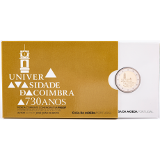 Portugal 2€ 730 Anos Universidade de Coimbra 2020 Proof