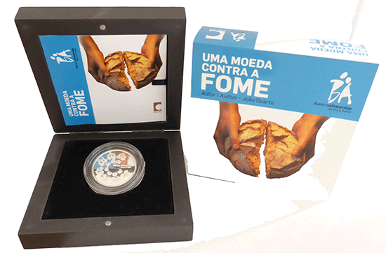 Portugal 1,50€ Banco Alimentar contra a fome 2010 Prata Proof