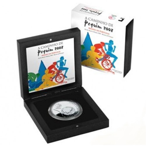 Portugal 2,50€ Jogos Olímpicos de Pequim 2008 Prata Proof