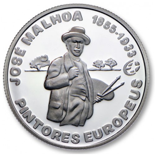 Portugal 2,50€ Pintor José Malhoa 2012 Prata Proof