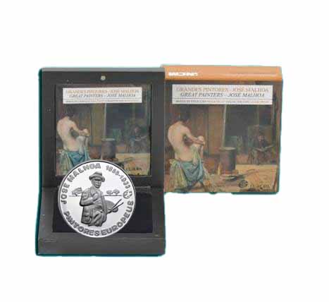 Portugal 2,50€ Pintor José Malhoa 2012 Prata Proof