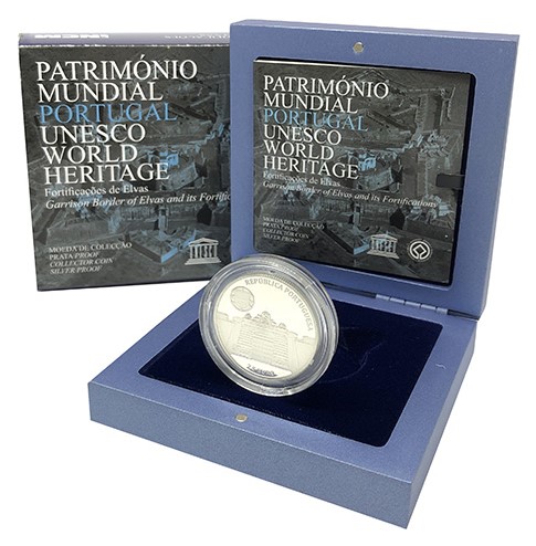 Portugal 2,50€ Fortificação de Elvas 2013 Prata Proof