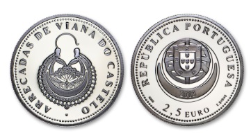 Portugal 2,50€ As Arrecadas de Viana do Castelo 2013 Prata Proof