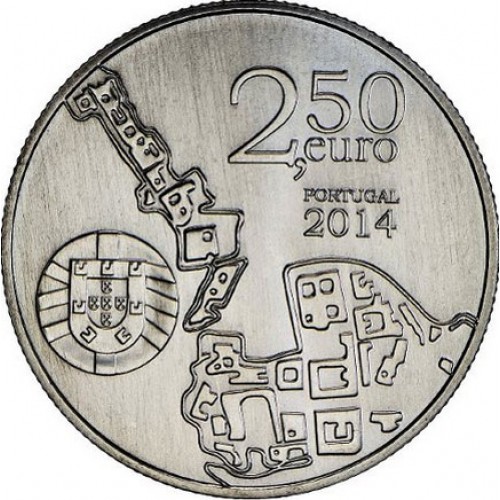Portugal 2,50€ Coimbra e Alta Sofia 2014
