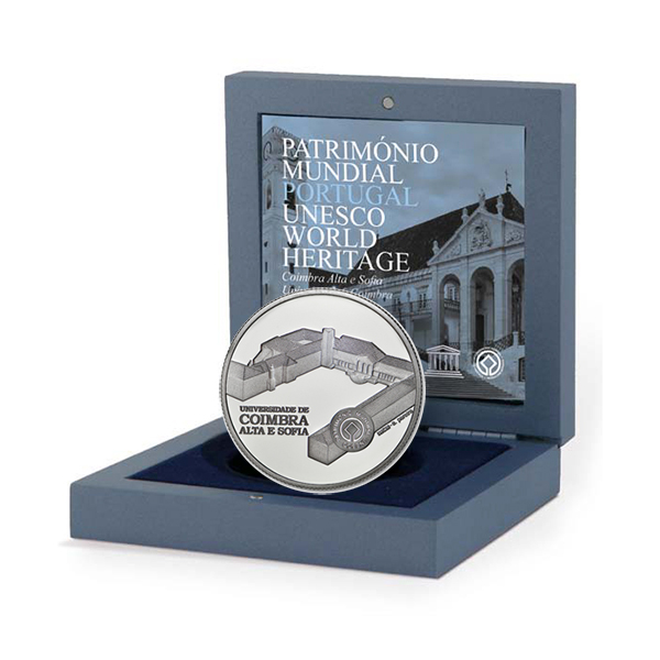 Portugal 2,50€ Coimbra e Alta Sofia 2014 Prata Proof