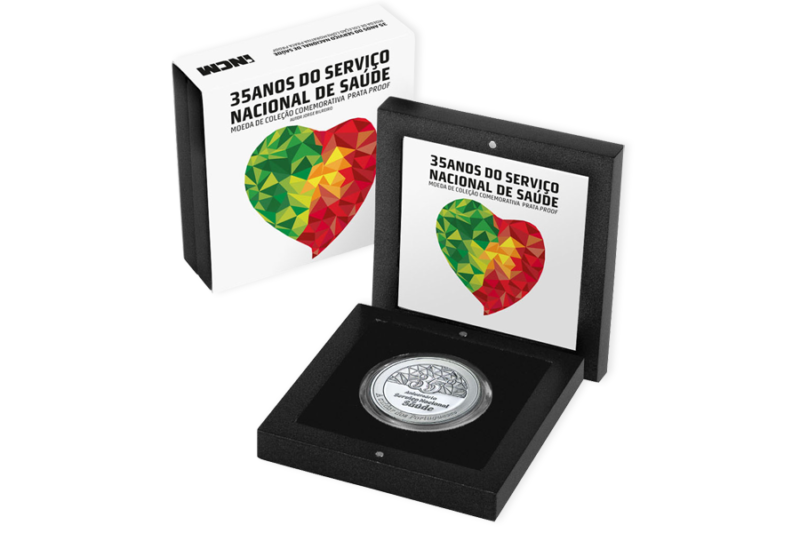 Portugal 2,50€ Serviço Nacional de Saúde 2014 Prata Proof