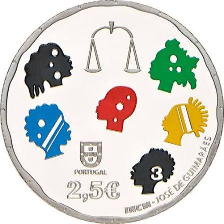 Portugal 2,50€ 40 anos do Provedor de Justiça 2015 Prata Proof