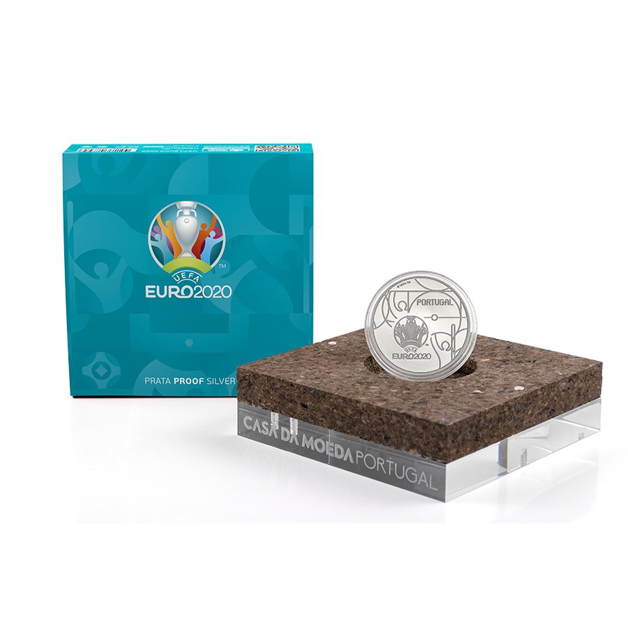 Portugal 2,50€ UEFA EURO 2020 Prata Proof