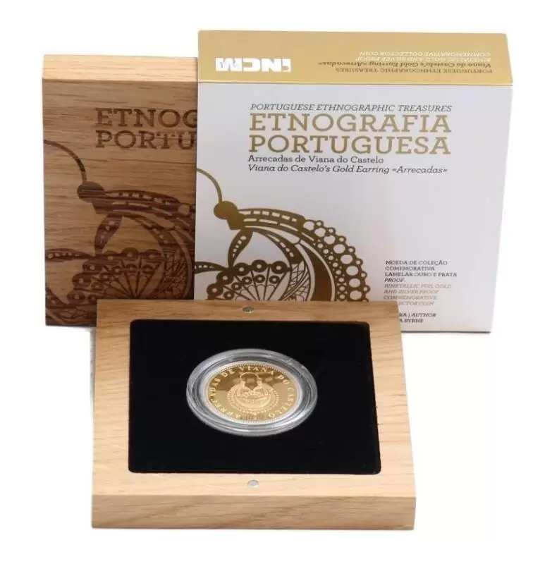 Portugal 2,50€ As Arrecadas de Viana do Castelo 2013 Prata/Ouro Proof