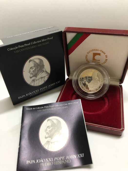 Portugal 5€ Papa João XXI 2005 Prata Proof