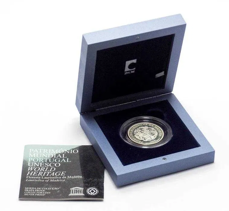 Portugal 5€ Floresta Laurissilva 2007 Prata Proof 