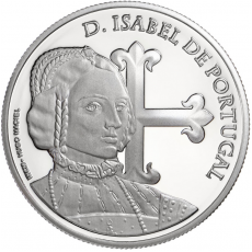 Portugal 5€ D. Isabel de Portugal Prata Proof 2015 