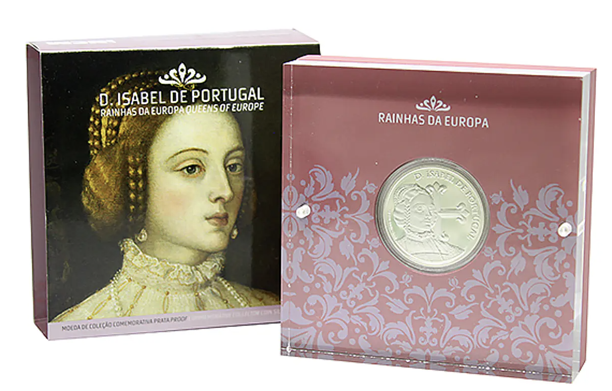 Portugal 5€ D. Isabel de Portugal Prata Proof 2015 