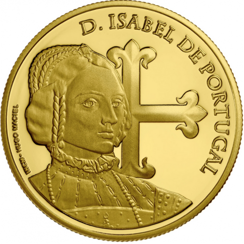 Portugal 5€ D. Isabel de Portugal Ouro Proof 2015