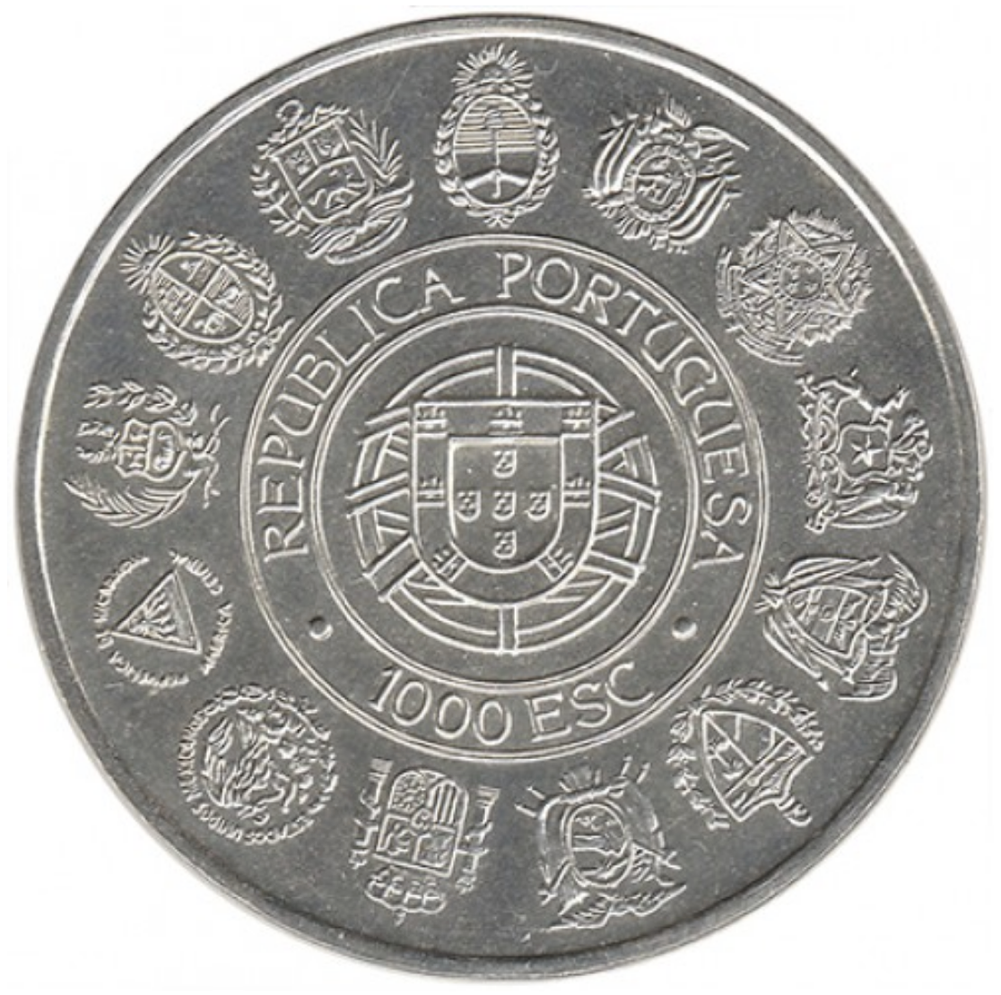 Portugal 1000$00 Encontro de Dois Mundos 1992