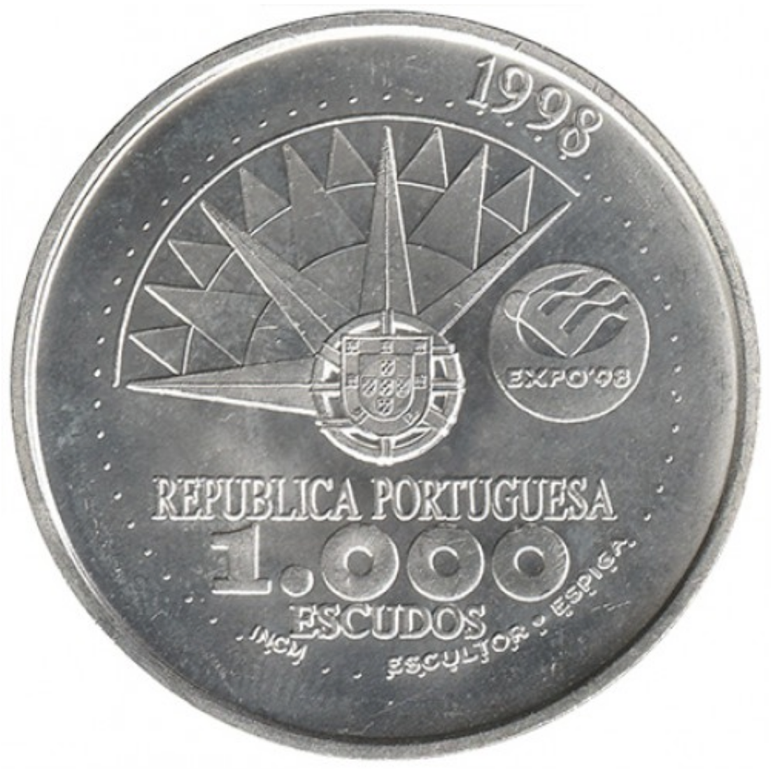Portugal 1000$00 Ano Internacional dos Oceanos 1998