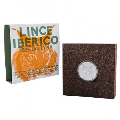 Portugal 5€ Lince Ibérico Prata Proof 2016