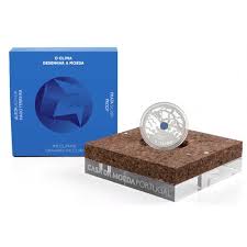 Portugal 5€ O Clima Prata Proof 2022 (Azul)
