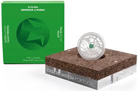 Portugal 5€ O Clima Prata Proof 2022 (Verde)