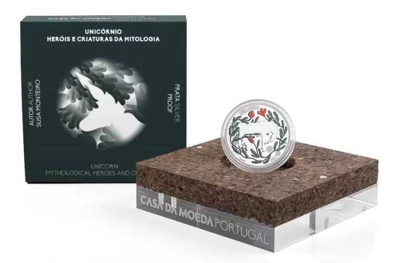 Portugal 5€ Unicórnio Prata Proof 2023 