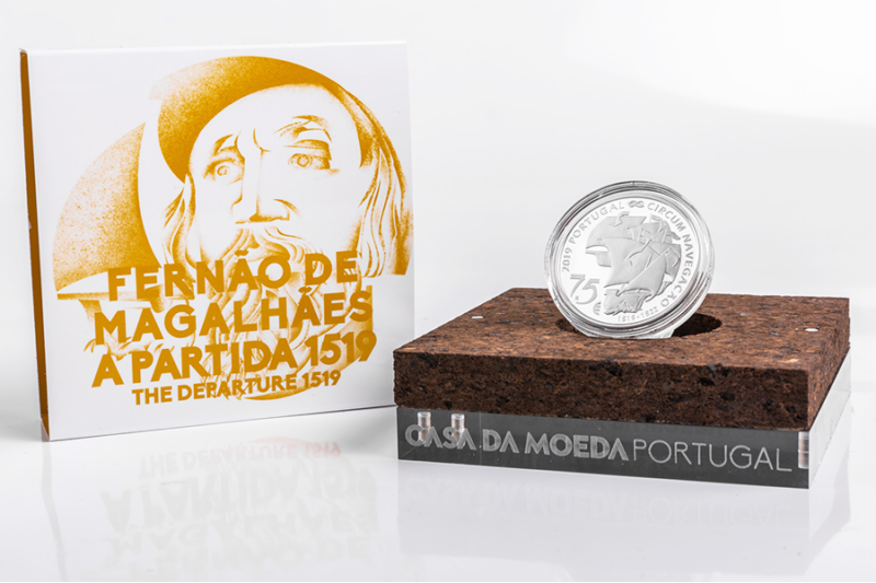 Portugal 7,50€ Fernão de Magalhães - Partida Prata Proof 2019