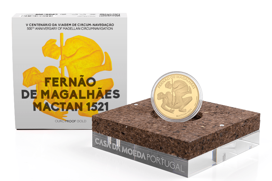 Portugal 7,50€ Fernão de Magalhães - Mactan Ouro Proof 2021