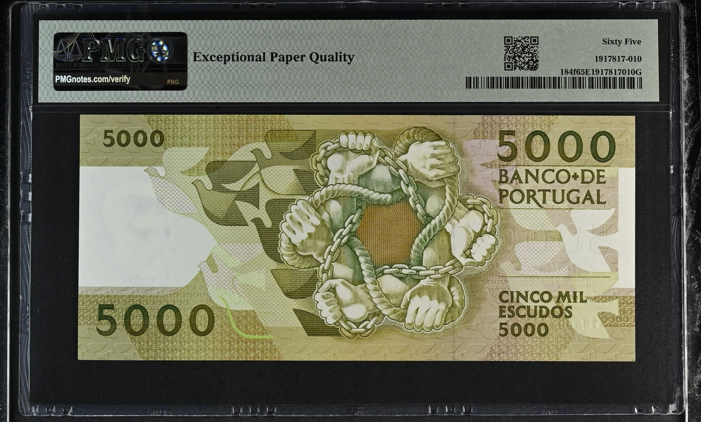 5.000 Escudos Antero Quental 02.09.1993 - PMG65