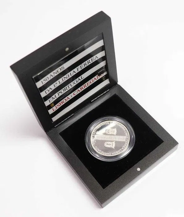 Portugal 8€ 1º Linha Férrea Prata Proof 2006