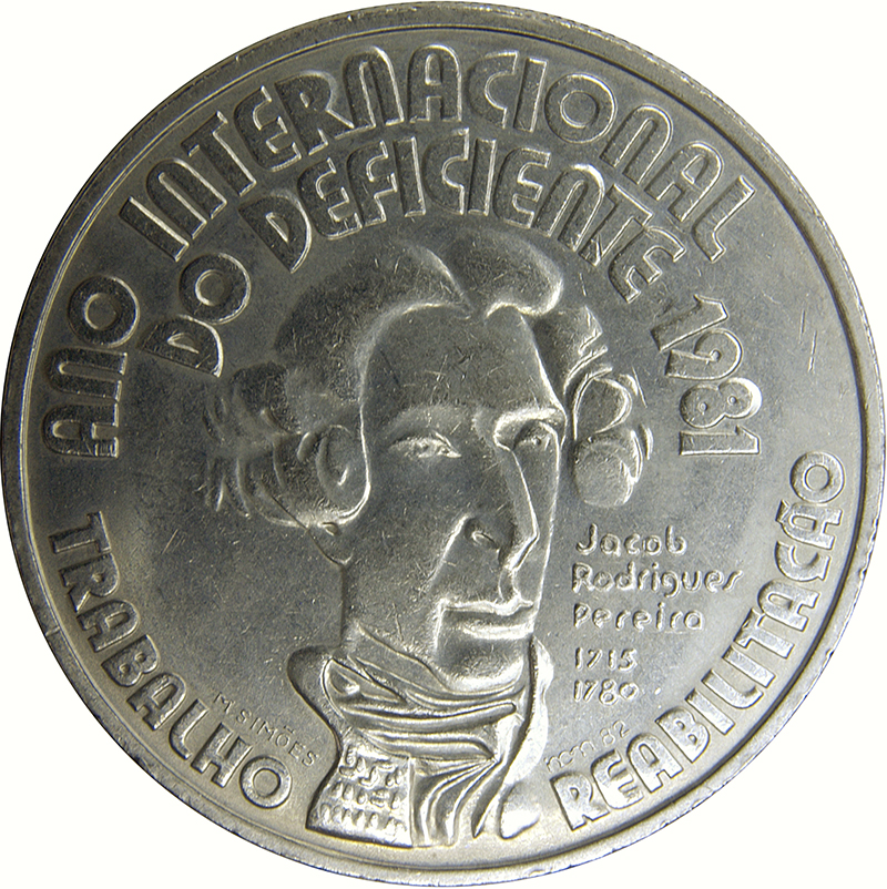 Portugal 100$00 Ano Internacional do Deficiente 1981
