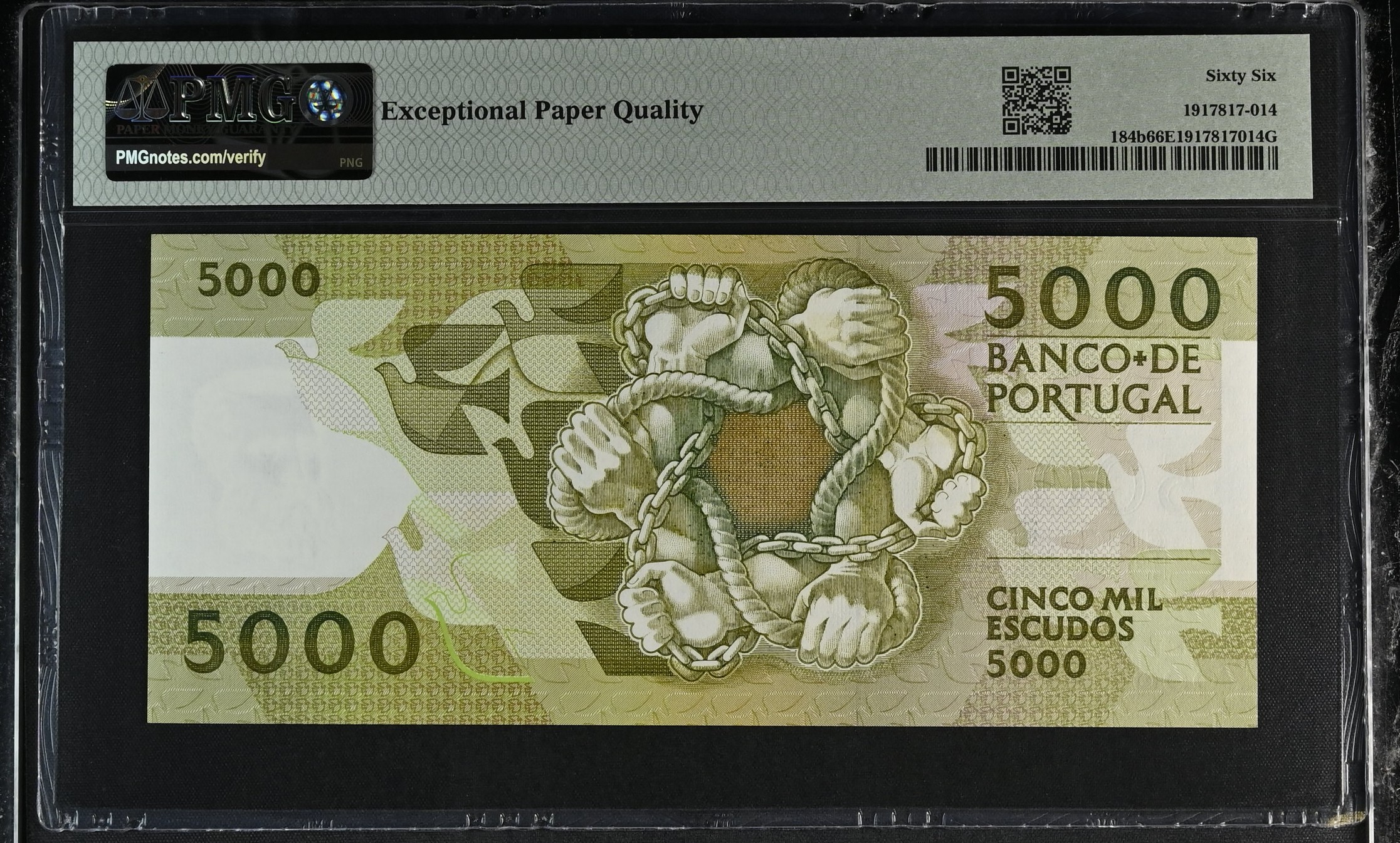 5.000 Escudos Antero Quental 06.07.1989 - PMG66