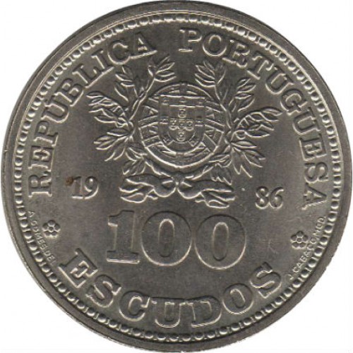Portugal 100$00 - México de 1986