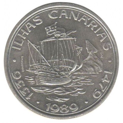 Portugal 100$00 Ilhas Canárias 1989