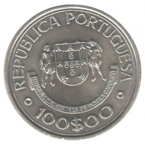 Portugal 100$00 Ilhas Canárias 1989