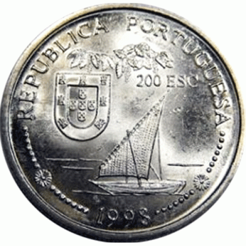 Portugal 200$00 Índia 1998