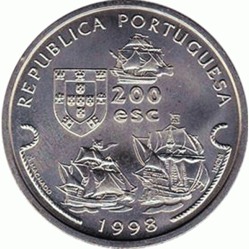 Portugal 200$00 Vasco da Gama 1998